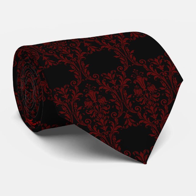 Gothic Red Small Acanthus Bröllop Slips (Rullad)