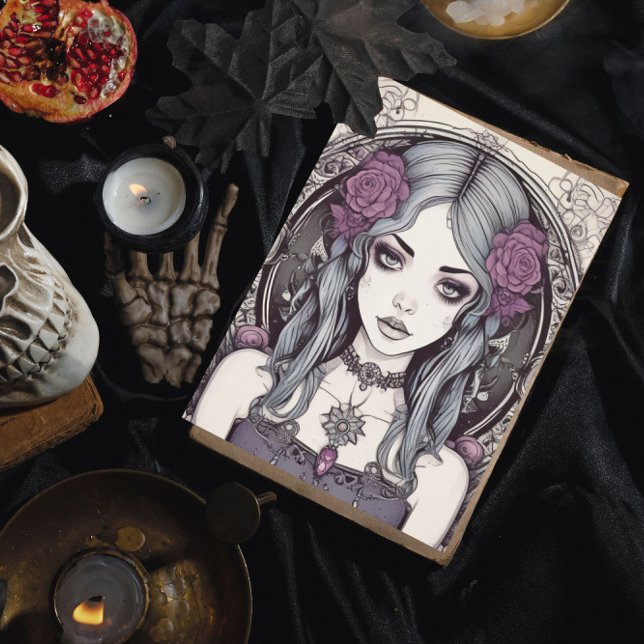 Gothic Reverie Blue Girl Poster (Skapare uppladdad)