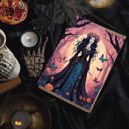 Gothic Reverie Dam i Skogen Poster