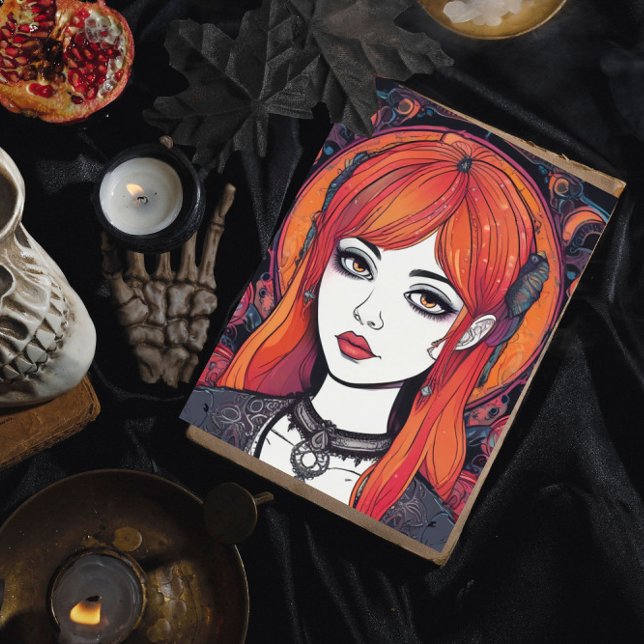 Gothic Reverie Orange Girl Poster (Skapare uppladdad)