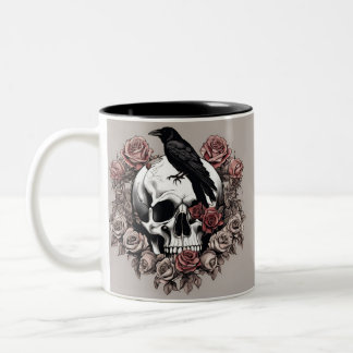 Gothic Reverie Raven's Kärlek Två-Tonad Mugg