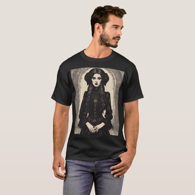 Gothic Reverie the Chantress T Shirt (Hel framsida)