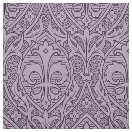Gothic Revival Fleur de Lys - Lavender Tyg