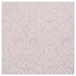 Gothic Revival Fleur de Lys - Mute Rosa Tyg
