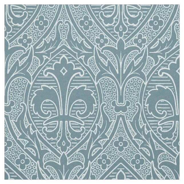 Gothic Revival Fleur de Lys - Rain Tyg (Provkarta)