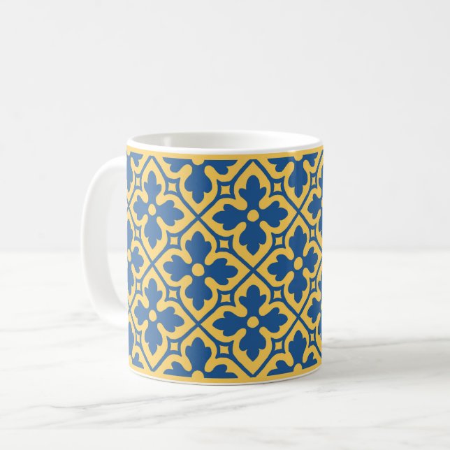 Gothic Revival Quatrefoil Coffee Mugg (Framsida vänster)