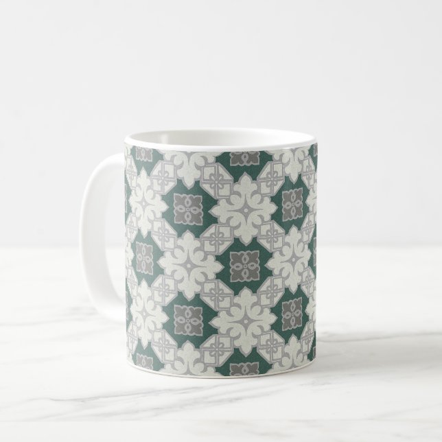 Gothic Revival Quatrefoils 1 kaffe Mugg (Framsida vänster)