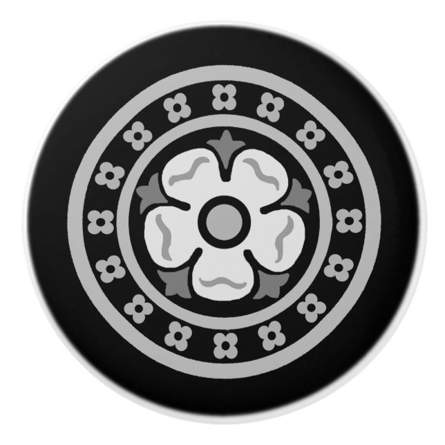 Gothic Revival Ro Medallion Knopp (Framsidan)