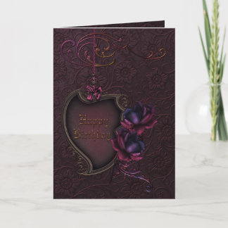 Gothic Ro Birthday Kort