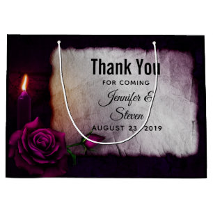 Gothic Ro, Candle och Parchment Bröllop