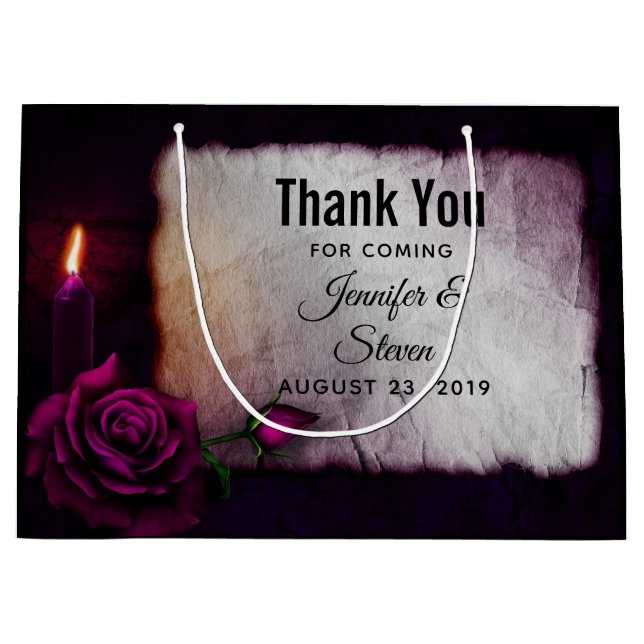 Gothic Ro, Candle och Parchment Bröllop (Framsidan)