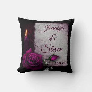 Gothic Ro, Candle, Parchment and Locket Kudde