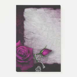 Gothic Ro, Candle, Parchment and Locket Post-it Block