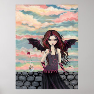 Gothic Ro Fantasy Vampire Fairy Poster