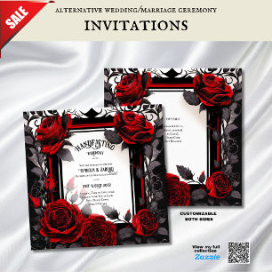 GOTHIC RO HANDFASTING CEREMONY INVITATIONS INBJUDNINGAR