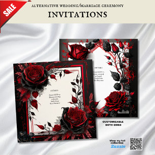 GOTHIC RO HANDFASTING CEREMONY INVITATIONS INBJUDNINGAR