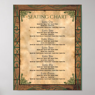 Gothic Ro Red and Black-Bordsnumret Poster