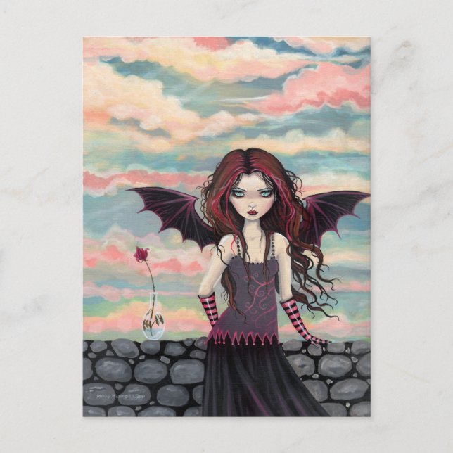 Gothic Ro Vampire Fairy Postcard Vykort (Framsida)
