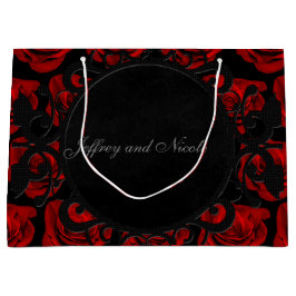 Gothic Röd ros Victorian Bröllop