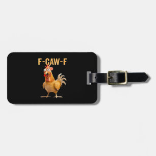 Gothic Roligt Humor Kråka F-Caw-F Bagagebricka