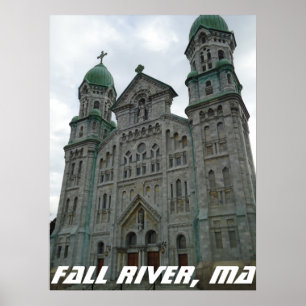 Gothic Romanesque Architecture, Fall River, MORSA Poster
