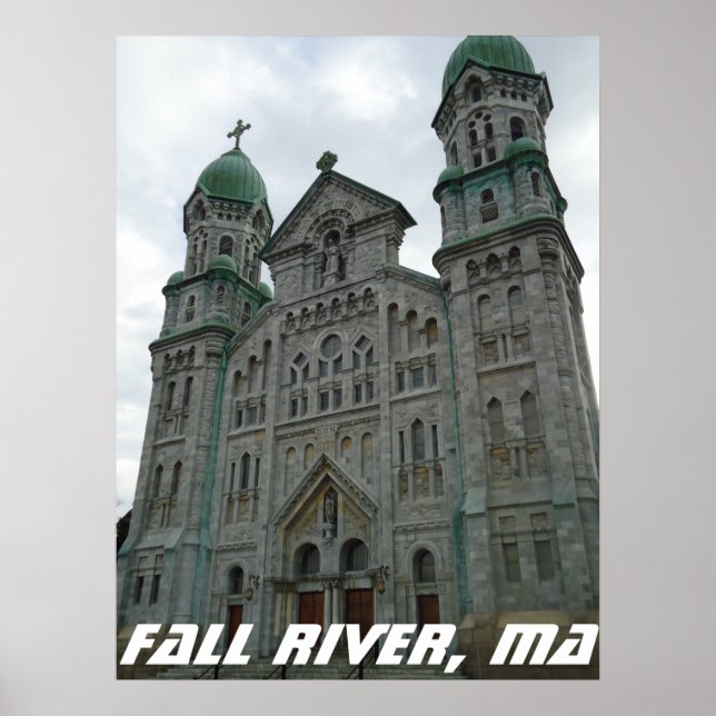 Gothic Romanesque Architecture, Fall River, MORSA Poster (Framsidan)