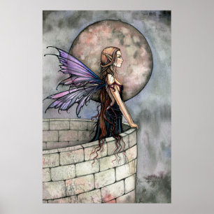 Gothic Romantic Fairy Poster Skriv ut