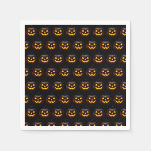 Gothic Romantic Skeleton Hand Halloween Bröllop Pappersservett