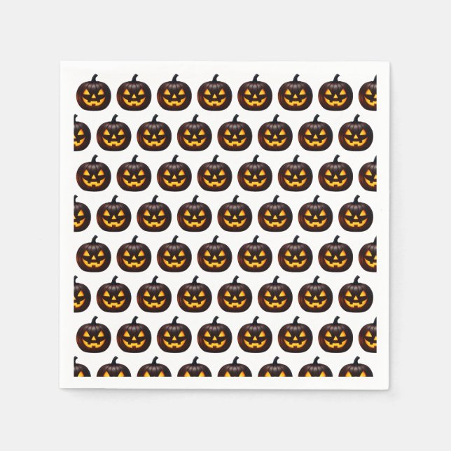 Gothic Romantic Skeleton Hand Halloween Bröllop Pappersservett (Framsidan)