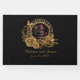 Gothic Romantik bröllopsmottagning Gästböcker