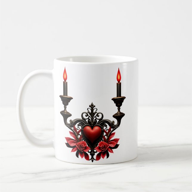 Gothic Romantik: Gömt passion Kaffemugg (Vänster)