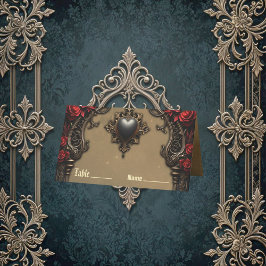 Gothic Romantik: Gömt passion. Placeringskort