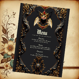 Gothic Romantik, i Kärlek Shadows. Meny