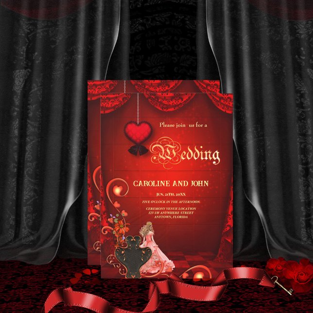 Gothic Romantik Inbjudningar (Gothic Romance)