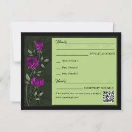 Gothic Roses Svarskort OSA Kort