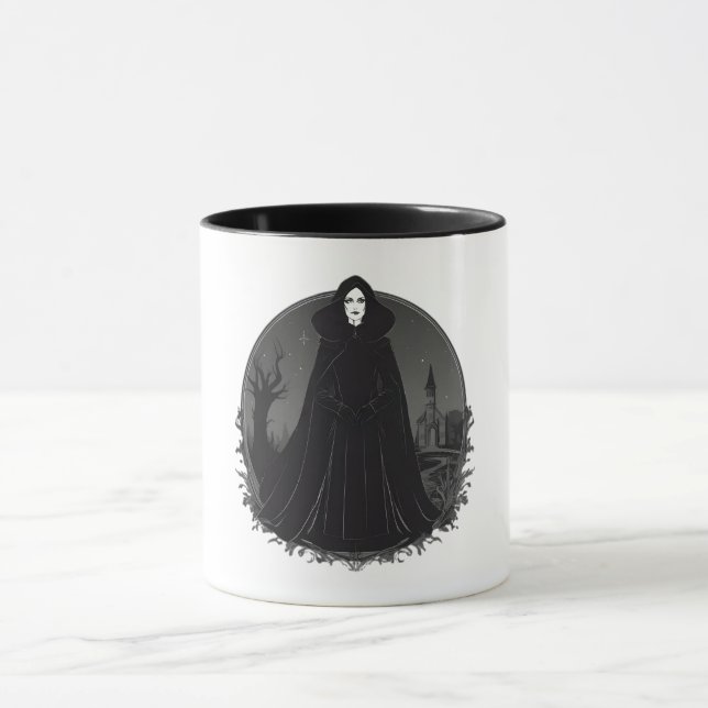 Gothic Salem Witch vid midnatt Mugg (Center)