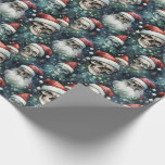 Gothic Santa Hats Grönt och Red Alternative Julaft Presentpapper<br><div class="desc">Gothic Santa Hats Wrapping Papper - Grönt och rött | Alternativ jul Lägg till en unik beröringspunkt till dina helgdag med vår Gothic Santa Hats Wrapping Papper i grönt och rött. Det är ett idealiskt val för dem som vill infektera sitt festliga firande med lite alternativt stil. Den här personligen...</div>