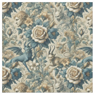 Gothic Sergranat - Gothic Victorian Classic Tile Tyg