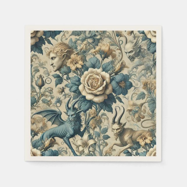 Gothic Sergranat - Gothic Victorian Pappersservett (Framsidan)