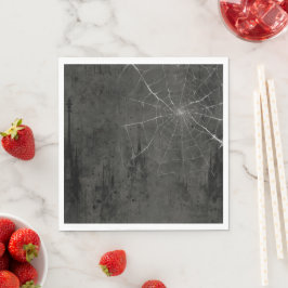 Gothic Silver Webben Distress Pappersservett