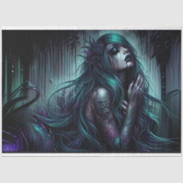 Gothic Sjöjungfru Princess Tissue Paper