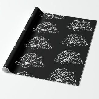 Gothic skalle God jul Wrapping Papper Presentpapper