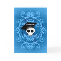 Gothic skalle studenten gratulerar