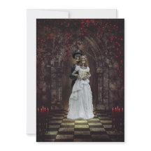 Gothic Skeleton Bride and Groom