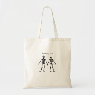 Gothic Skeleton Couple (gammal Rosa) Classic Tygkasse