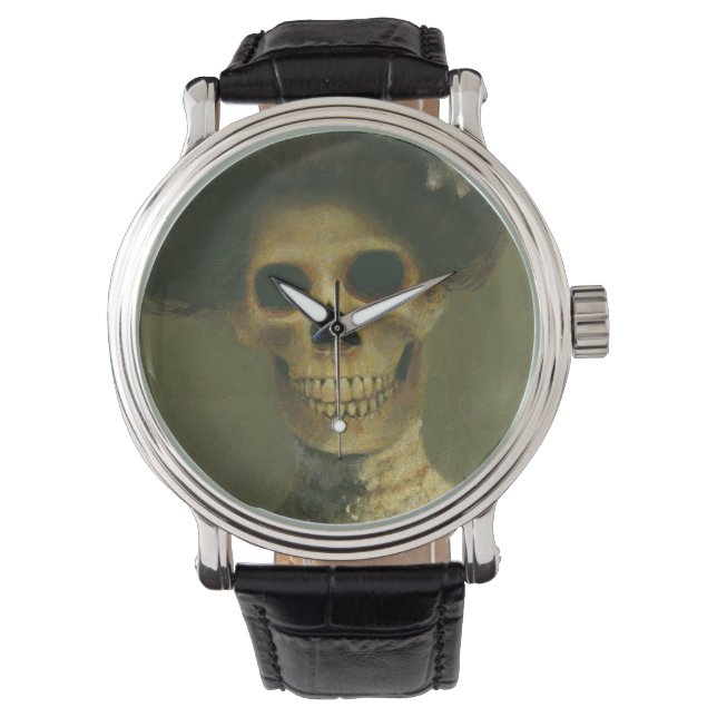 Gothic Skeleton Dam Watch Armbandsur (Framsida)
