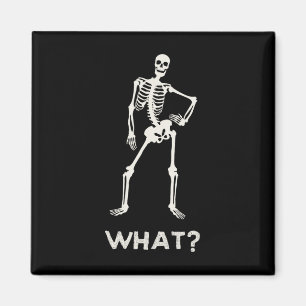 Gothic Skeleton för Tonåring Girls Boys Halloween Magnet
