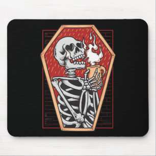 Gothic Skeleton i Coffin Mall Goth Halloween Aest Musmatta