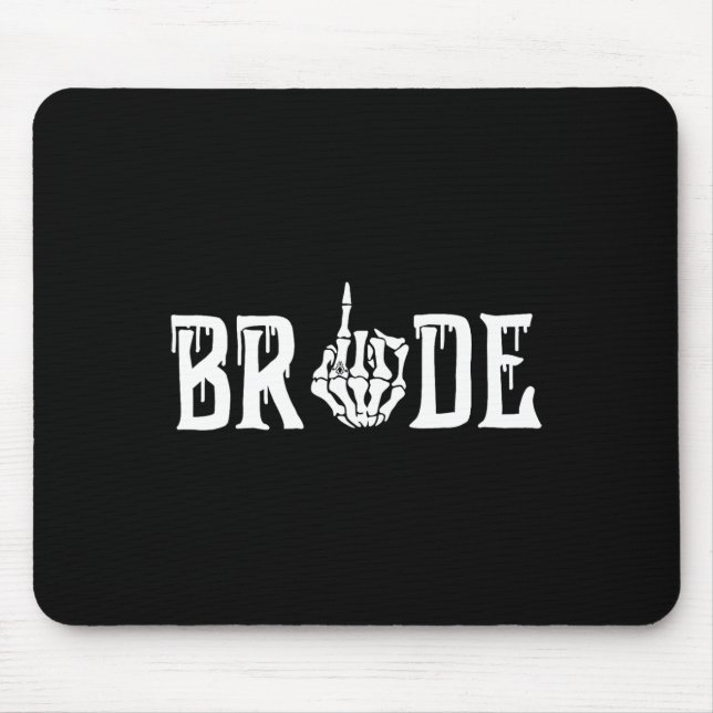Gothic Skeleton-Ny gifta-taloky, Bride Bröllop Musmatta (Framsidan)