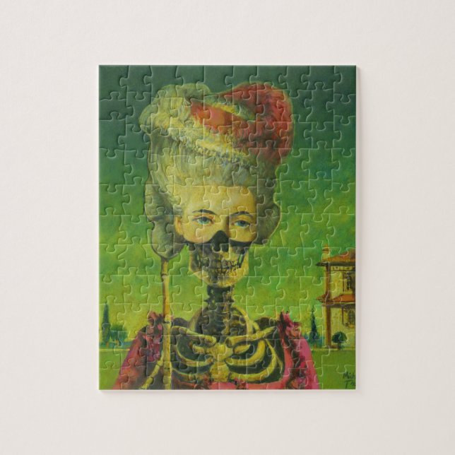Gothic Skeleton Puzzle Pussel (Vertikal)